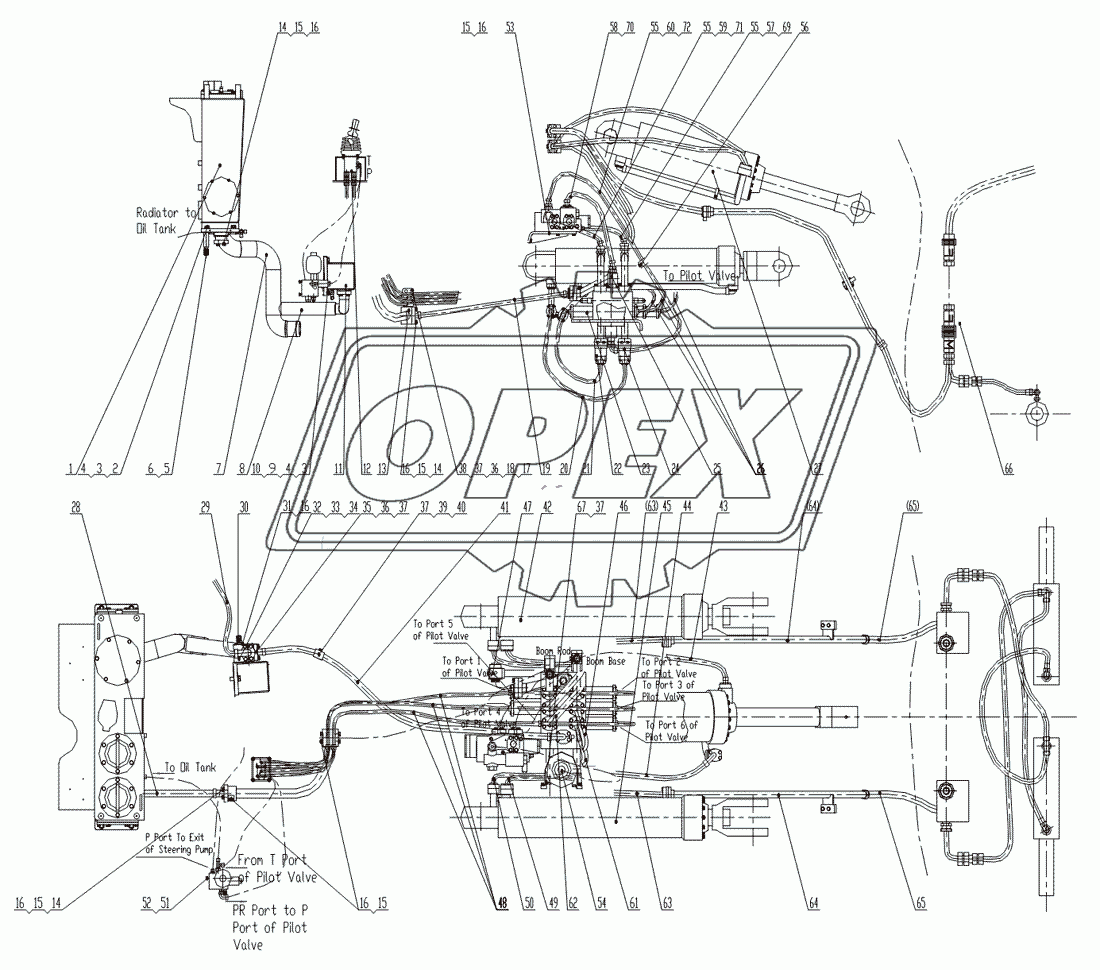 Implement Hydraulic System (Z50G10T16A)