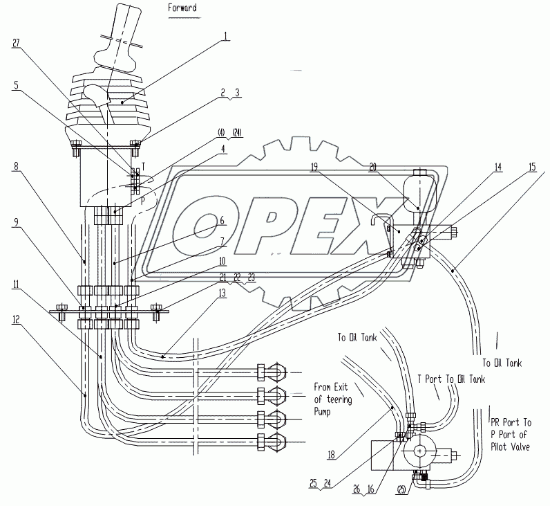 Pilot Hydraulic System (Z50G1005T16A)