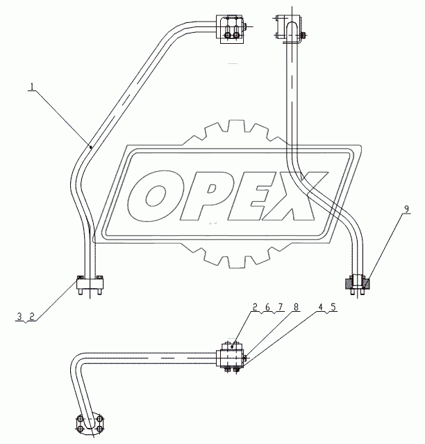 Steel Tube Assembly (Z50G1010T16A)