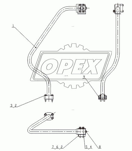 Steel Tube Assembly (Z50G1011T16A)