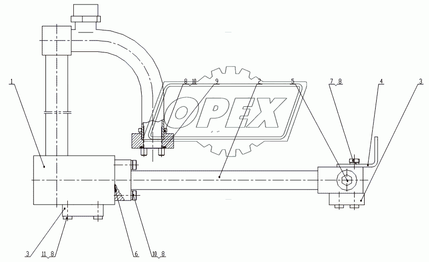 Steel Tube Assembly (Z50G1013T16A)