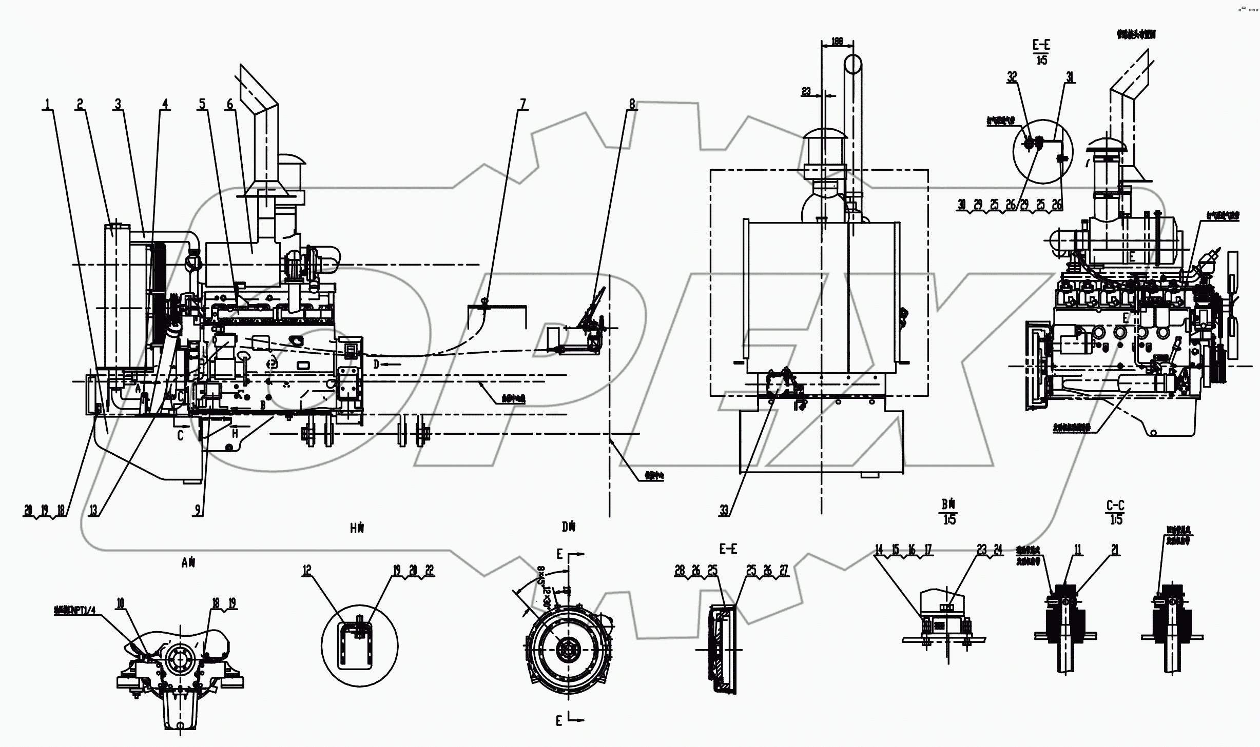  Z33E01T47 Engine Assembly