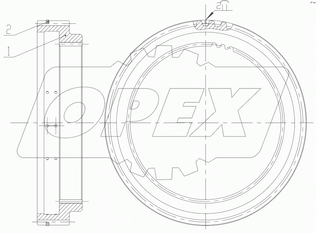  Z3BII0306 lst-Range Gear Assembly