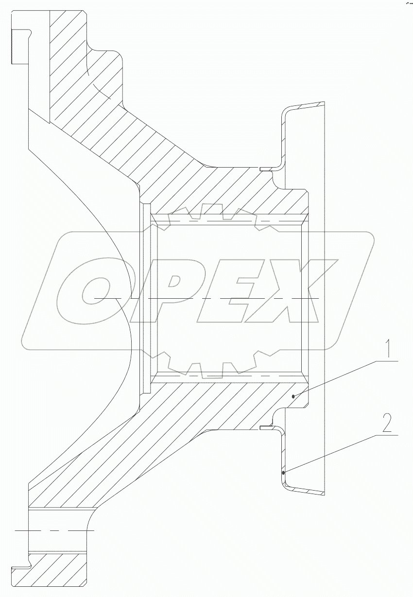  Z33E0304T23 Flange Subassembly