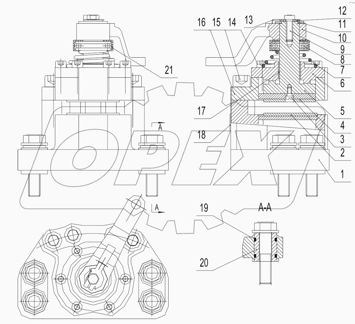  Z33E0303 Handle-brake Assembly