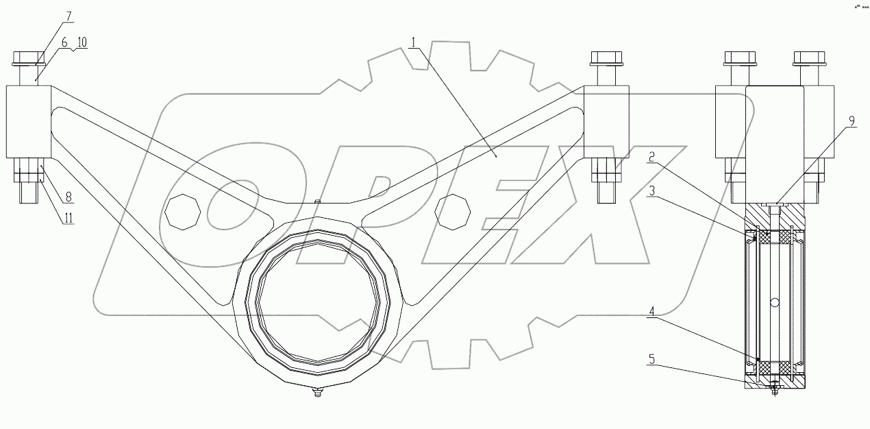  Z33E0502T2 Front Support Carrier