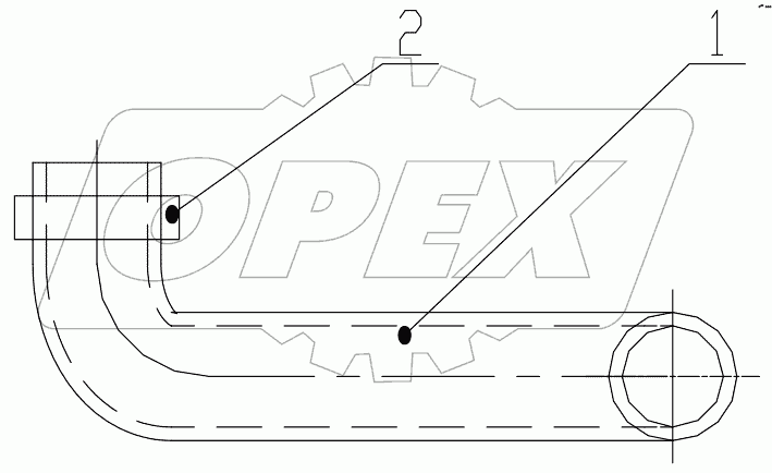  Z33E0103T39 Outlet Hose