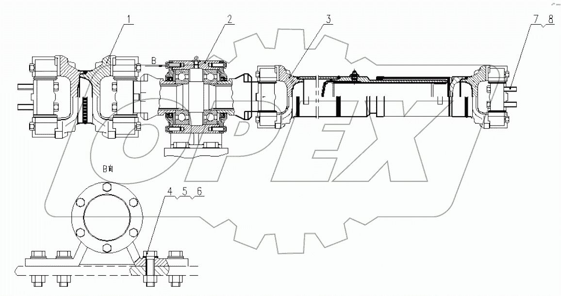  Z33E07T23 Front Drive Shaft