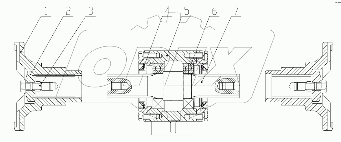  Z33E0703T23 Middle Support Shaft