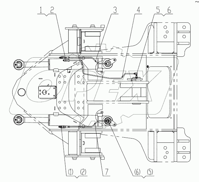  Z33E08T34 Steering System;Rear Axle Lubrication Piping