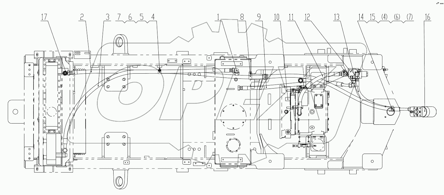  Z33E08T34 Steering System, Shift Valve Lubrication Piping