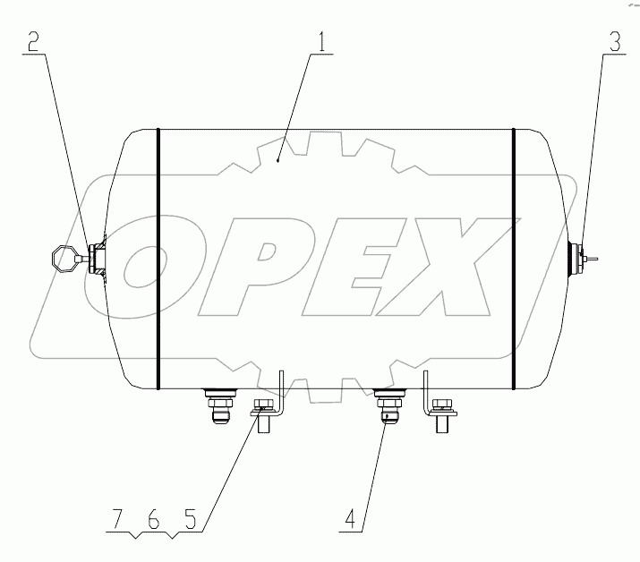  Z33E0902 Gas Storage Canister Assembly