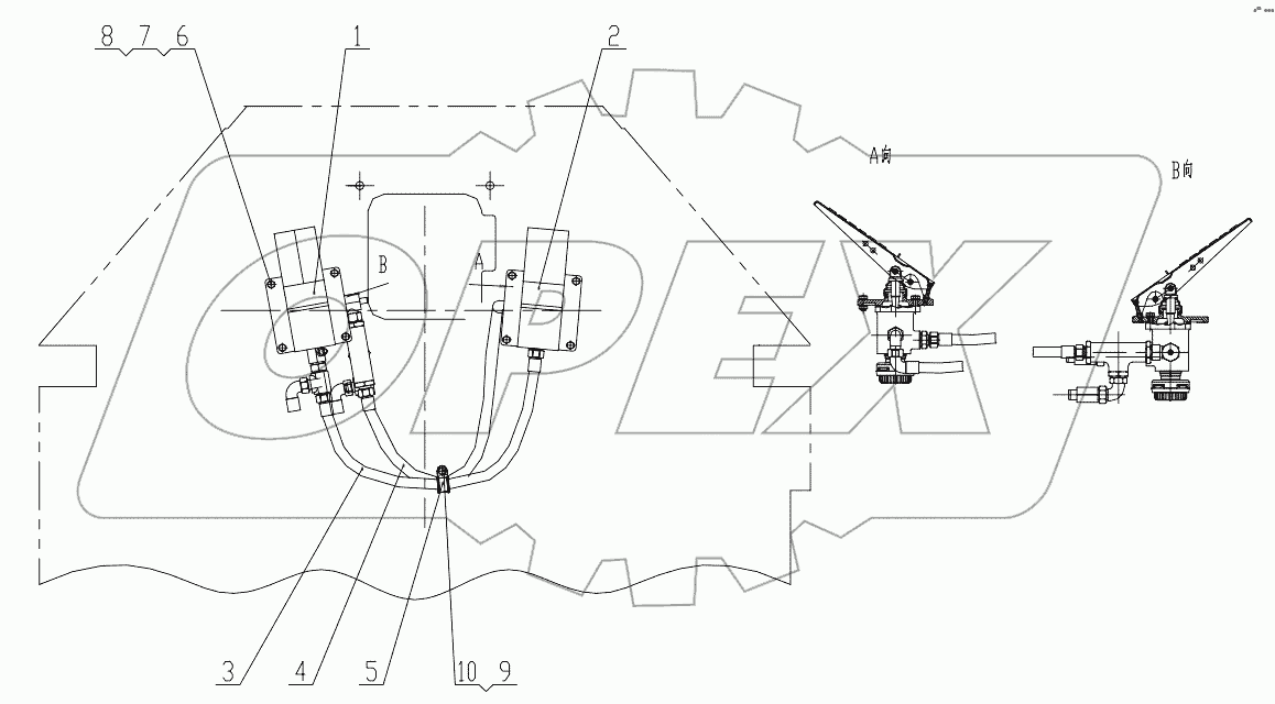  Z33E0901T11 Pedal Break Valve Assembly