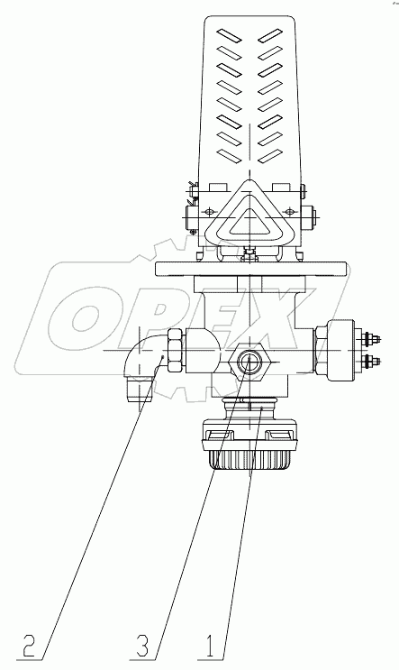  Z33E090102T11 Right Pedal Break Valve