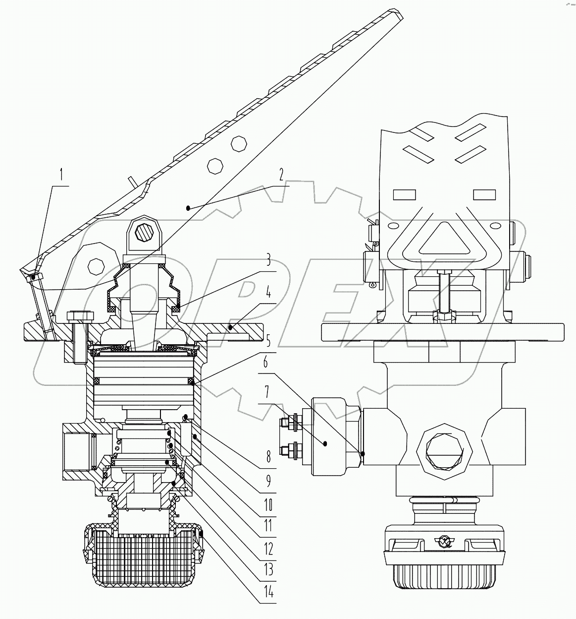  SLZD (CD)Pedal Brake Valve