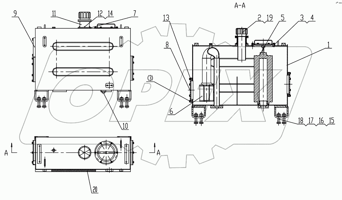  Z33E1001T23 Oil Tank