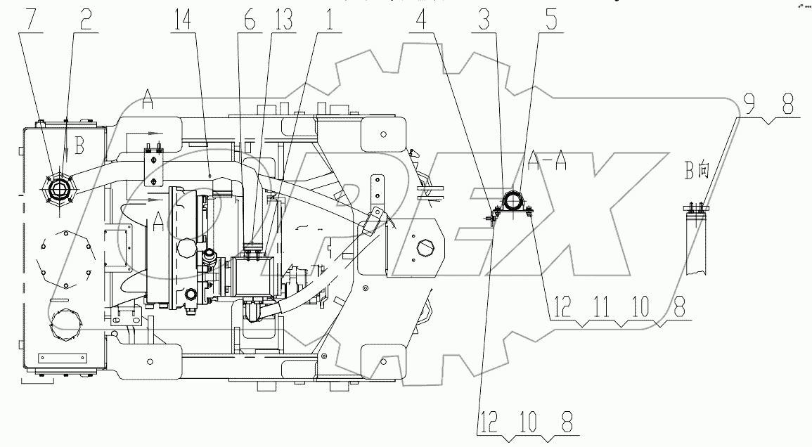  Z33E1009T23 Hose Assembly