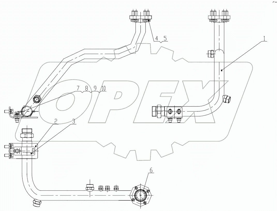  Z33E1002T24 Oil Tube Assembly