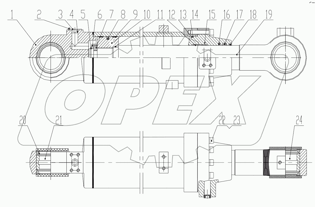  Z33E-CD-00 Tilting Cylinder