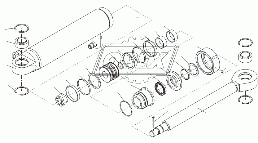 Гидроцилиндр (В138.43.02.000-01)