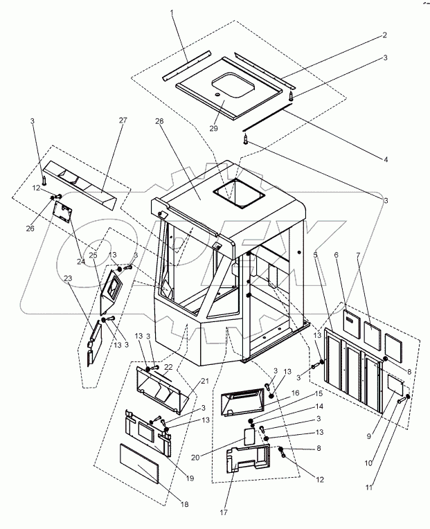 Кабина (В138С.51.00.000-03)