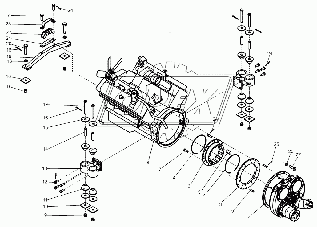 Установка силовая (ДЗ-240C.11.00.000-01)