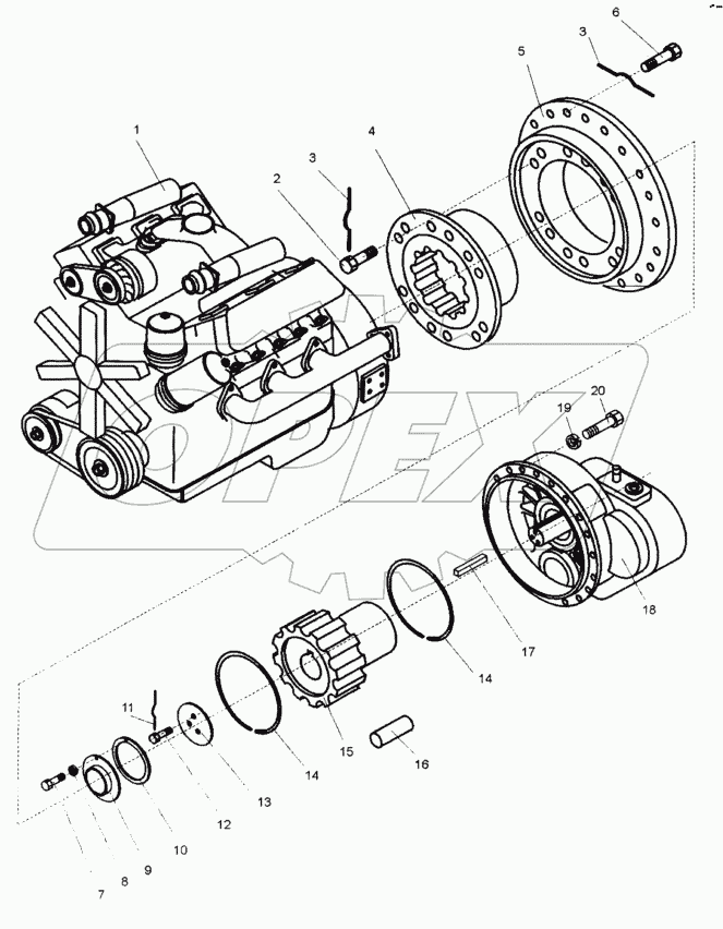 Установка силовая (А121.11.00.000)