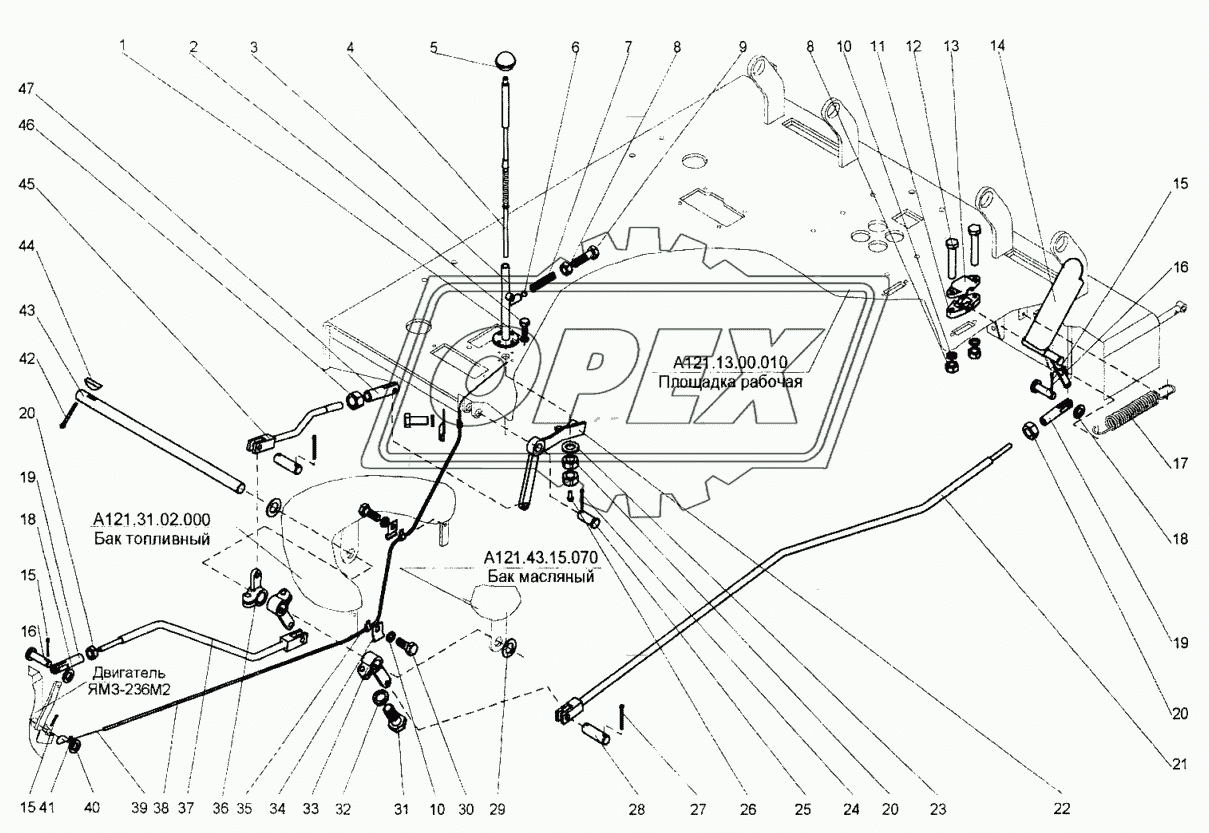 Управление всережимным регулятором (А121.13.05.000)