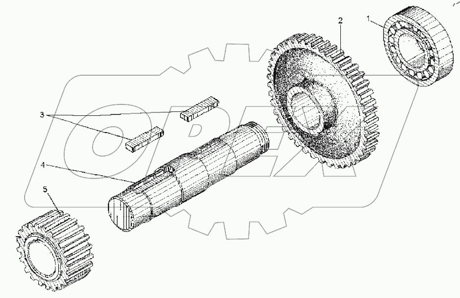  Вал промежуточный (Д395Б.04.040))