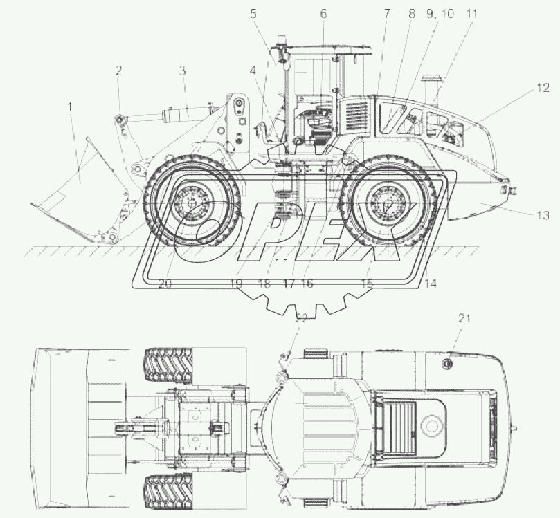 Погрузчик TL150