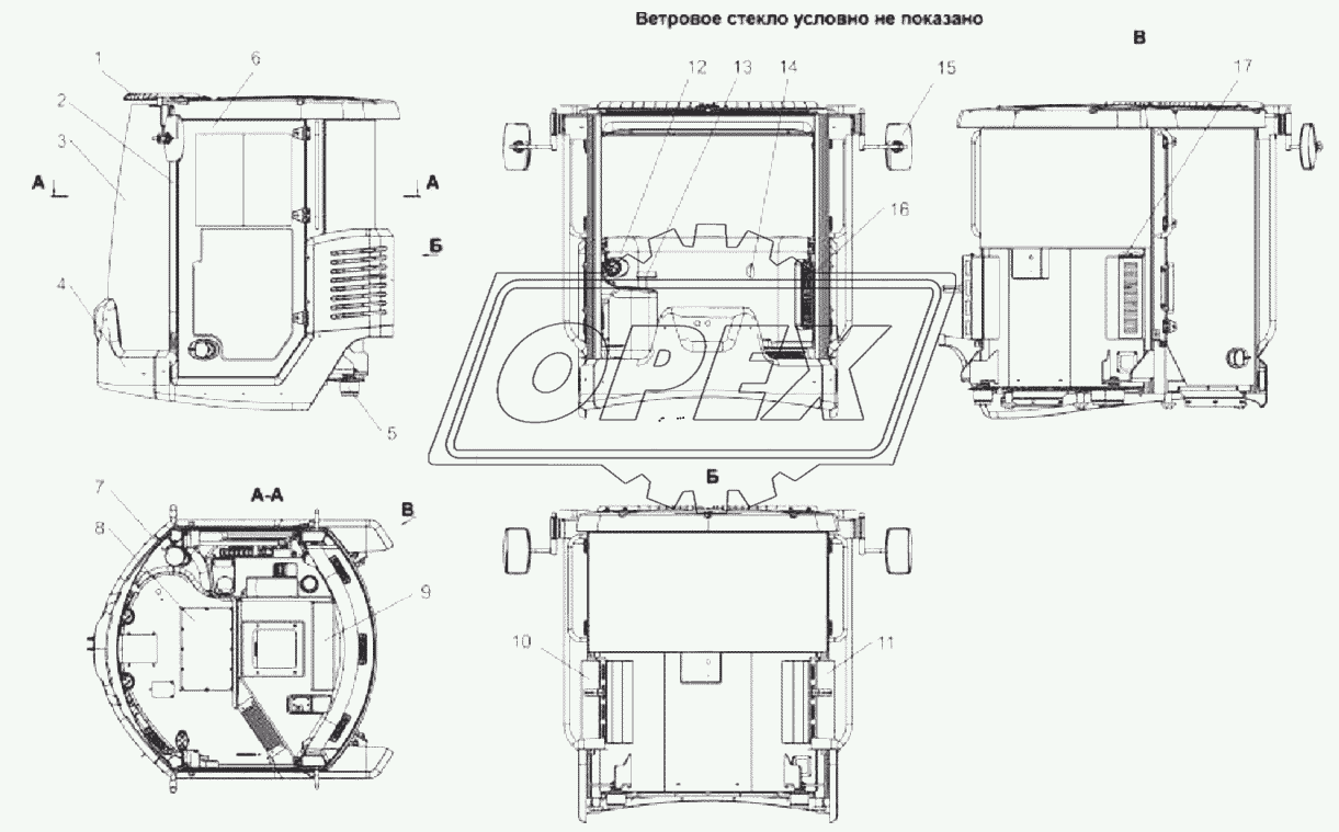 Кабина (TL150.51.00.000) 1