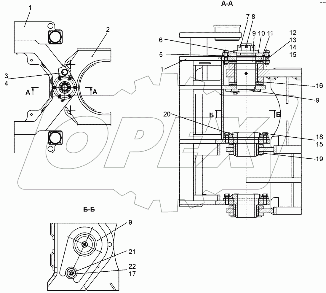  Рама в сборе