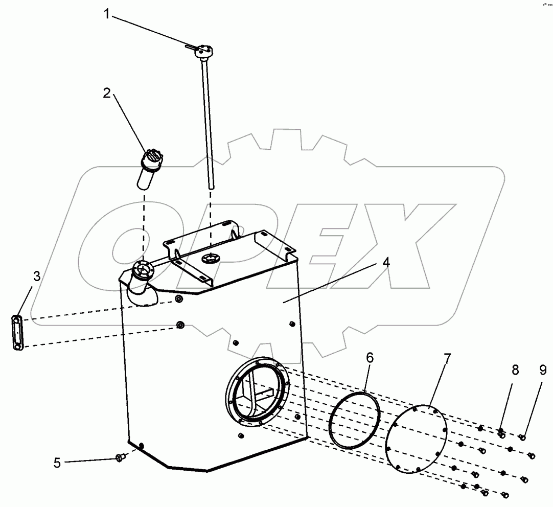  Бак топливный