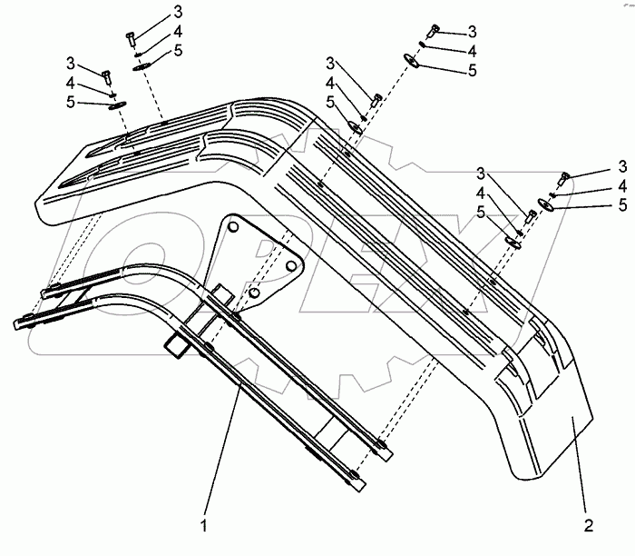  Кпыло переднее