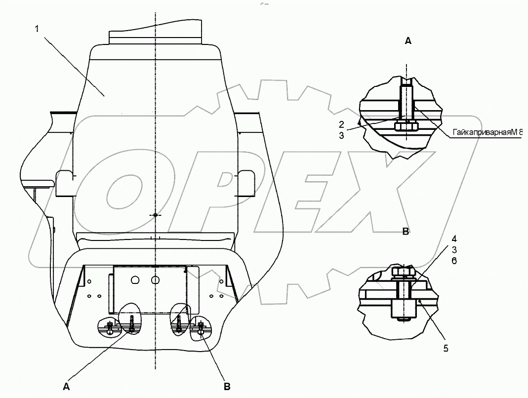  Установка сиденья (TL150.13.10.000)