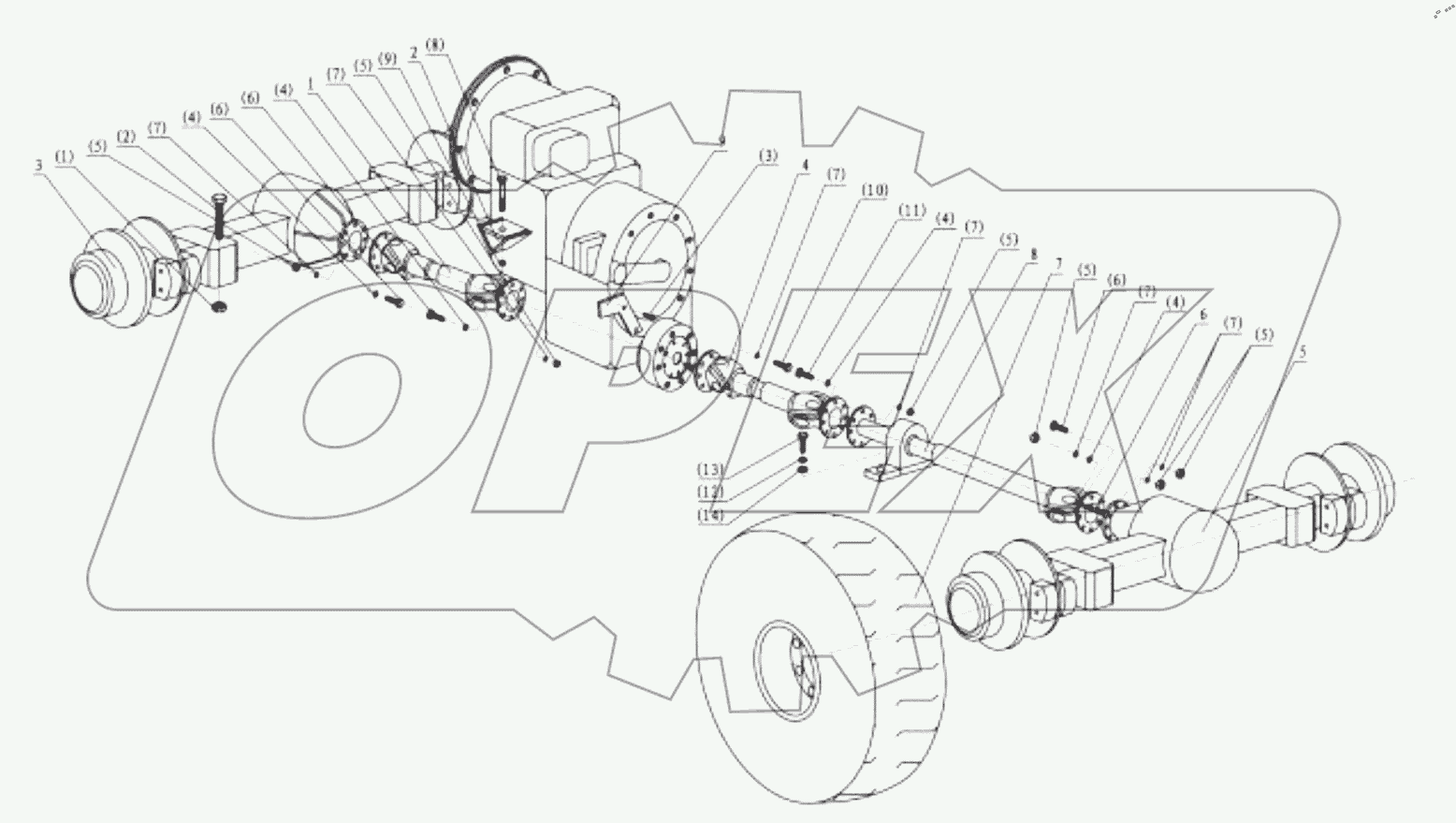  Приводная система