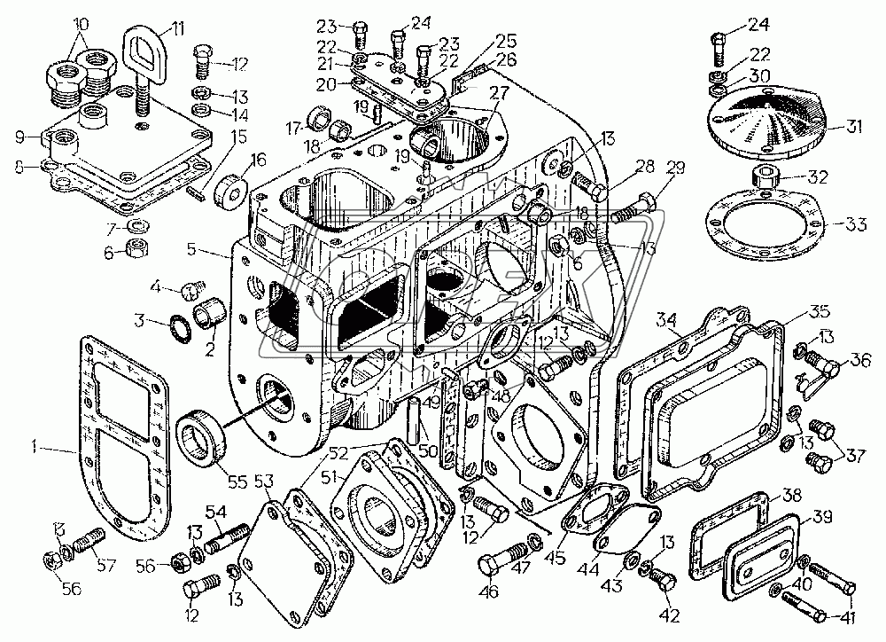 Корпус регулятора дизеля