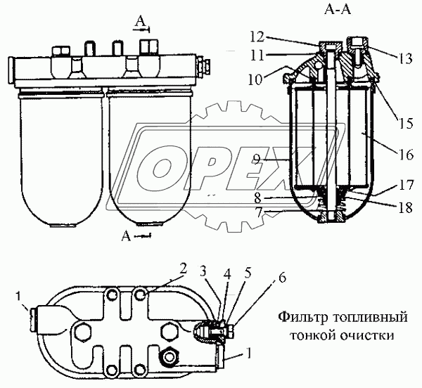 Фильтр топливный