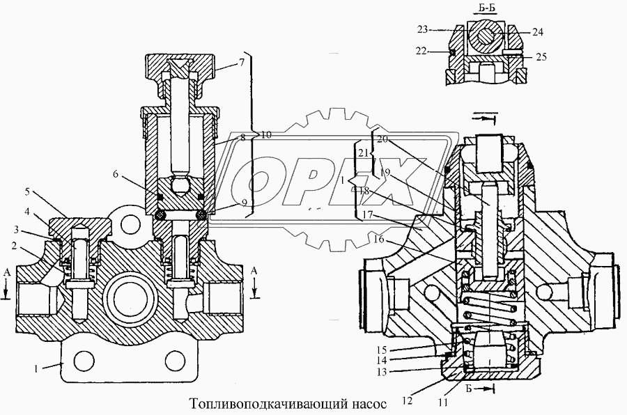 Топливоподкачивающий насос 2