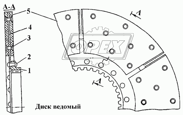 Диск ведомый