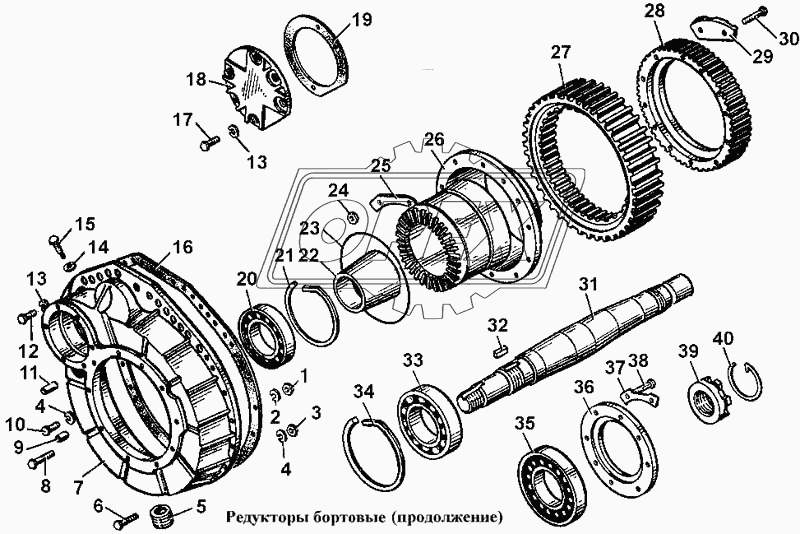 Редукторы бортовые 2