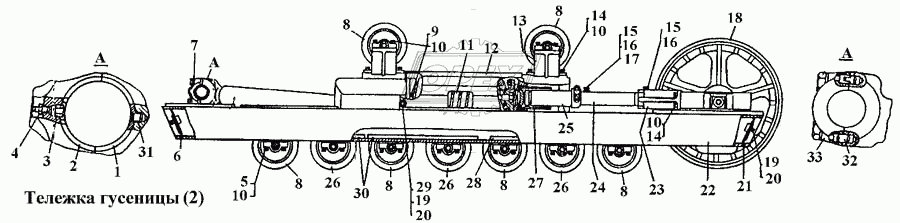 Тележки гусениц 2