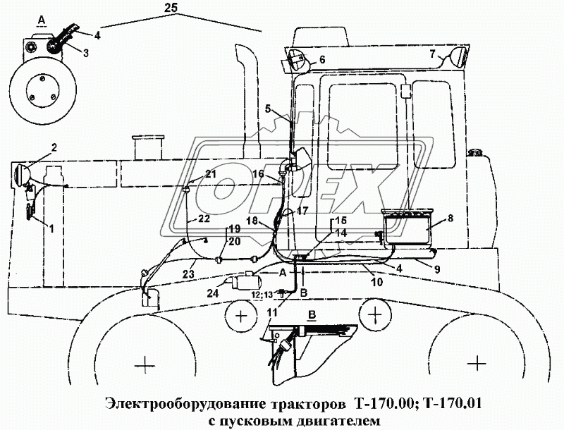 Электрооборудование тракторов Т-170.00 1