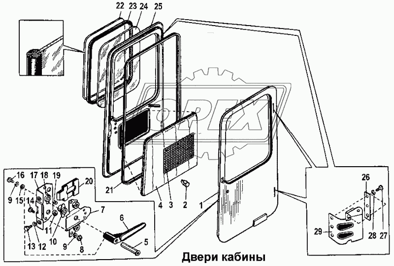 Двери кабины