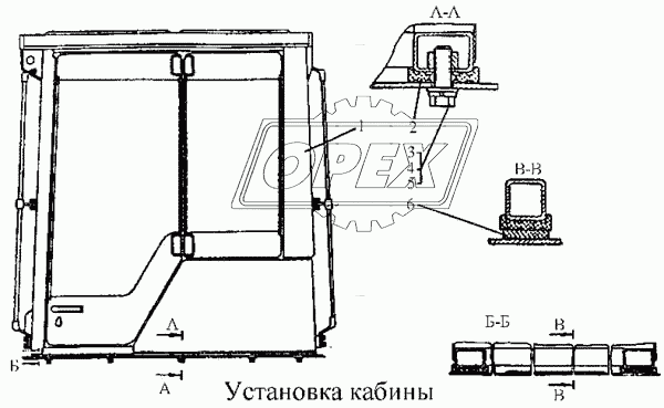 Установка кабины 2