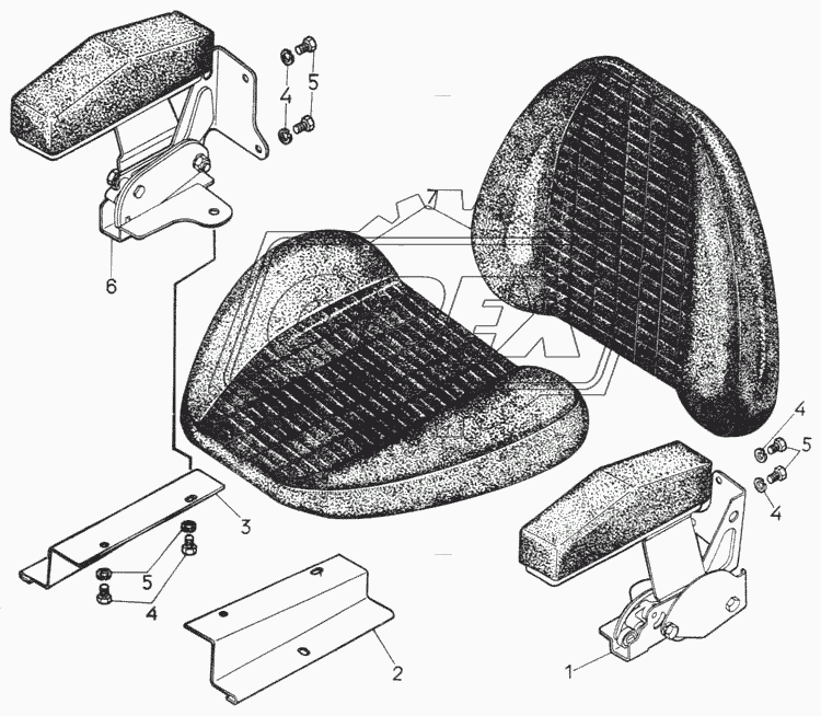 Детали сиденья