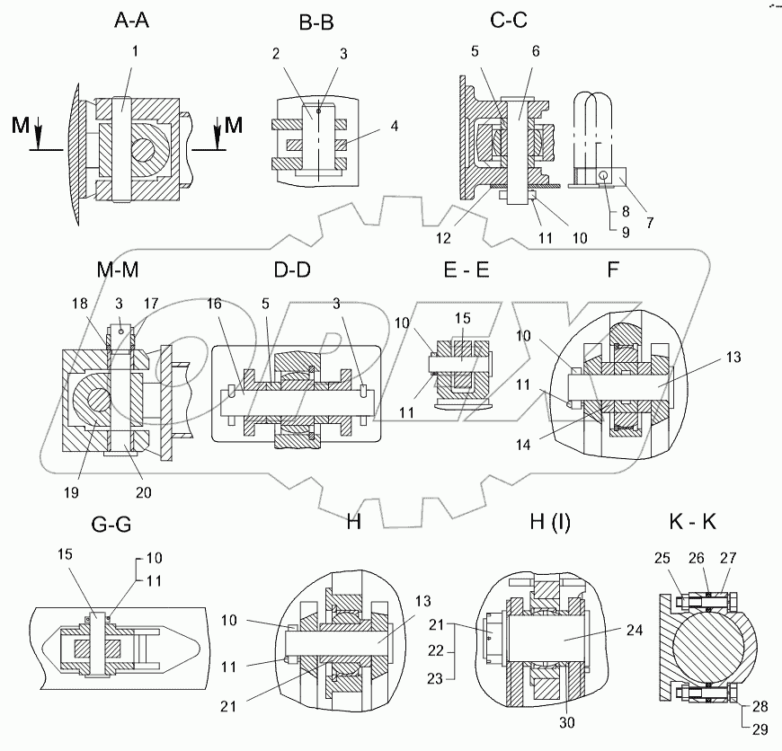 Оборудование бульдозерное 10К