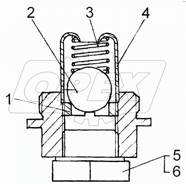 Клапан сливной
