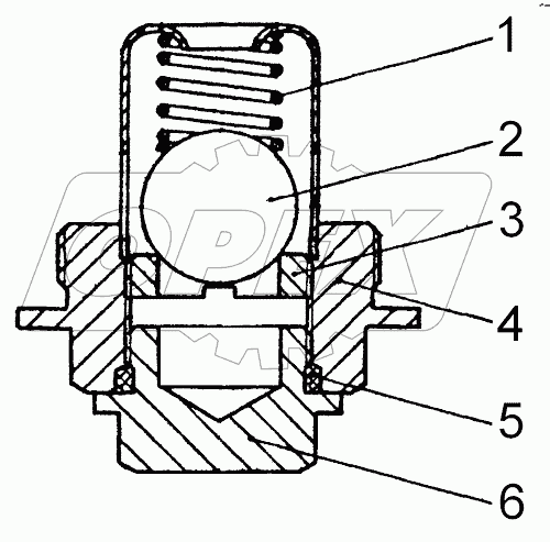 Клапан сливной