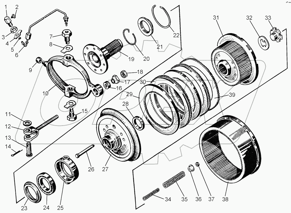 Бортовые фрикционы